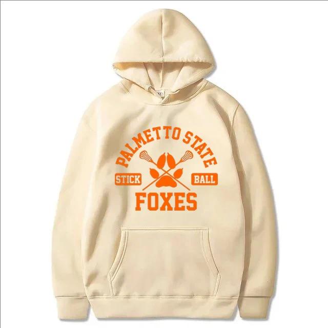 FOXES PALMETTO STATE Women Retro Prin Hoodie Women Fashionable Street Outdoor Sportswear Autumn and Winter Trend Design Hoodie