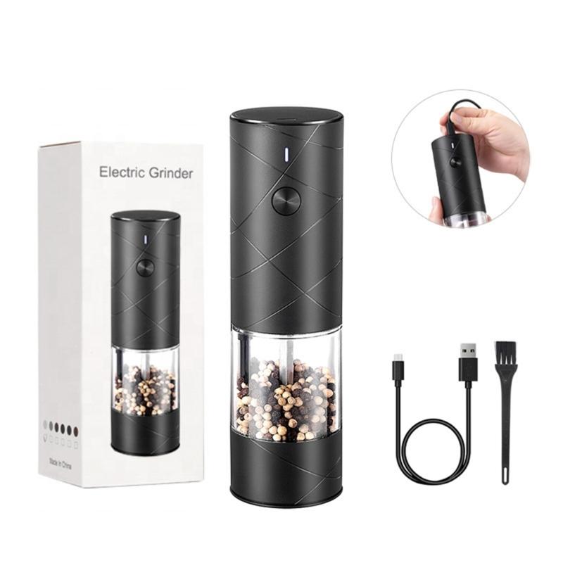 Rechargeable Cordless Grinding Machine For Coffee Bean Pepper Spices Mill Grinder with LED Light Home Kitchens Appliance