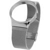 ZERO ZEROO Stainless Steel Mesh Watch Strap for Men and Women, Authentic (Silver)