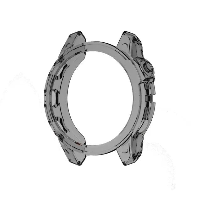 Protective Case For Garmin Fenix 7 7S 7X Pro Solar 6 6S 6X Pro TPU Transparent Protector Smart Watch Strap Silicone Bumper Cover