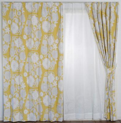 Suminoe Blackout 100 X 200 1 V1309 Curtains, Yellow, Cm, Ihana, Washable, Piece,