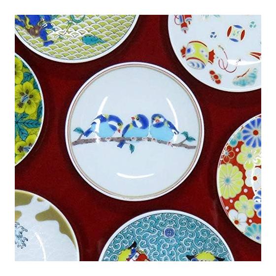 Plate, Stylish, Kutani ware, Auspicious, Bean plate, Yamajaku, Pottery, Small plate, Serving plate, Japanese tableware