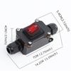 IP65 Outdoor Waterproof Ship Type Switch 220V/16/30A High-Power Dustproof Power Switch Intermediate Switch Button Switch