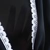 Women Summer Shawl Large Size Solid Color Lace Thin Coat Slim Elegant Versatile Chiffon Sunproof Cardigan
