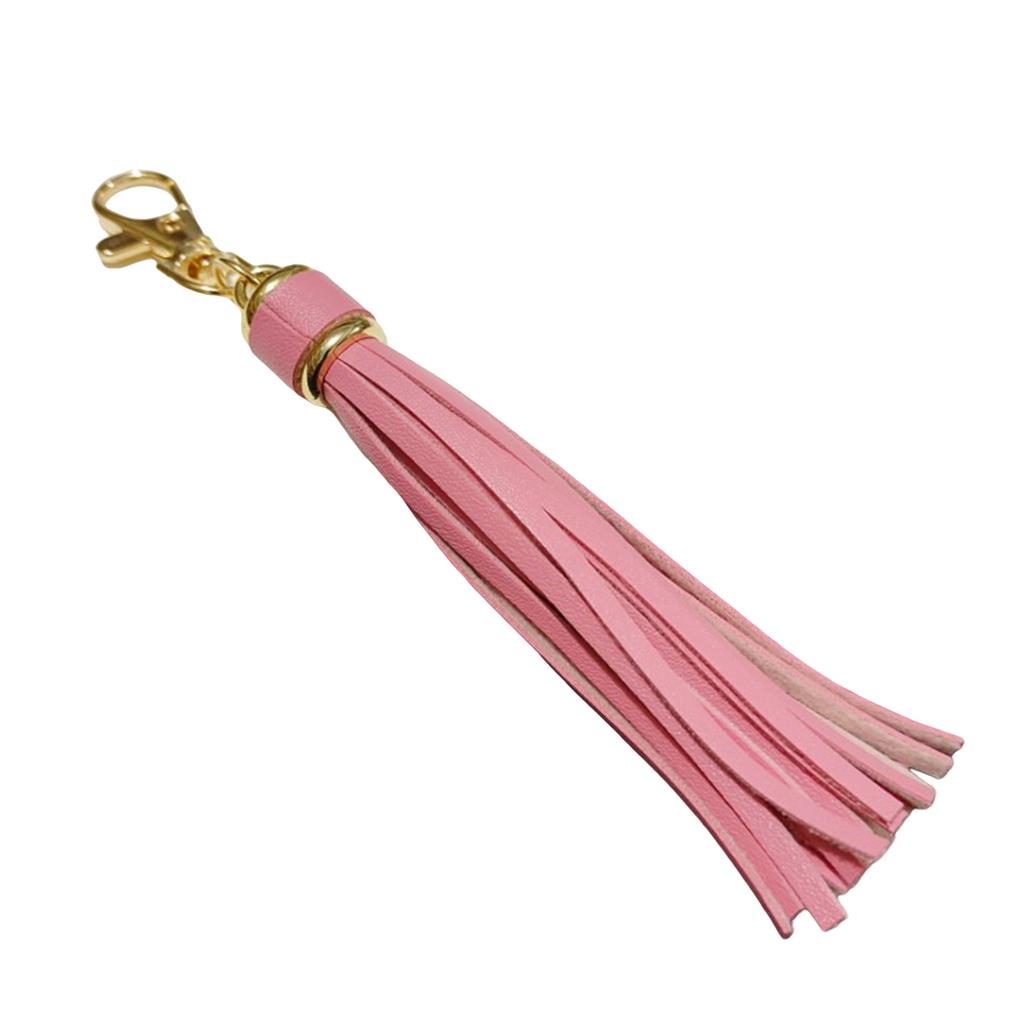 Buntes Taschenzubehör mit Quasten, auffälliges Schlüsselanhänger-Ornament aus PU-Leder, geeignet für verschiedene Taschenstile