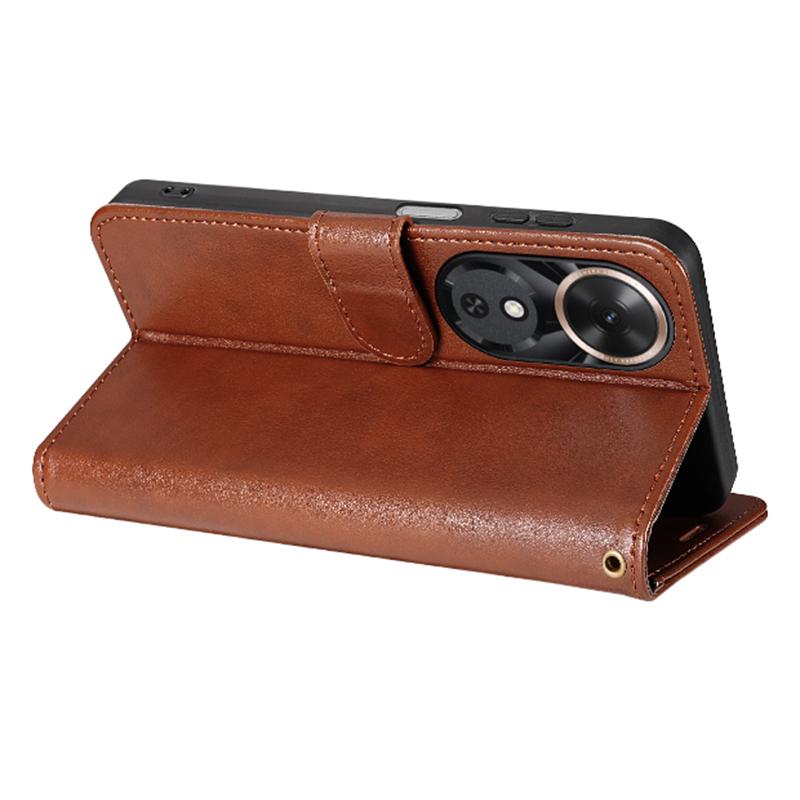 AZNS For Honor Play 60 5G Case Anti-Scratch PU Leather Stand Wallet Phone Cover