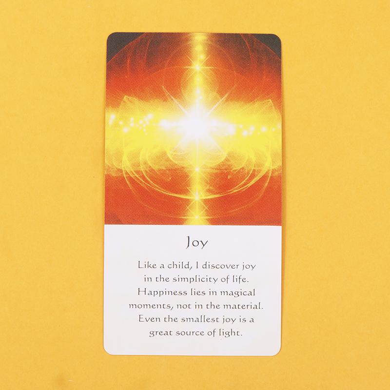 Healing Energy Oracle Cards 54Pcs Cards English Version Tarot Deck Wisdom Of The Divine Witchy Beginner Tarot Cards