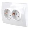 Strong  220-265V Double ground Wall Plugs  designs  for Best  Performances & greatest  Safety in Your Modern Livings