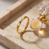 Exquisite Ultra-Shiny Rhombus Titanium Steel Ring - Cool Style, Simple High-End Design, Plain Band