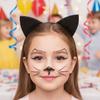 Fabric Wrapped Cat Ear Hair Hoop Universal Cosplay Cat Ear Headpiece Dress Up Head-wear  Adult