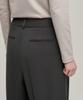 MUSINSA STANDARD WOMAN Women'S Side Adjust Two-Tuck Wide Slacks [Gunmetal]
