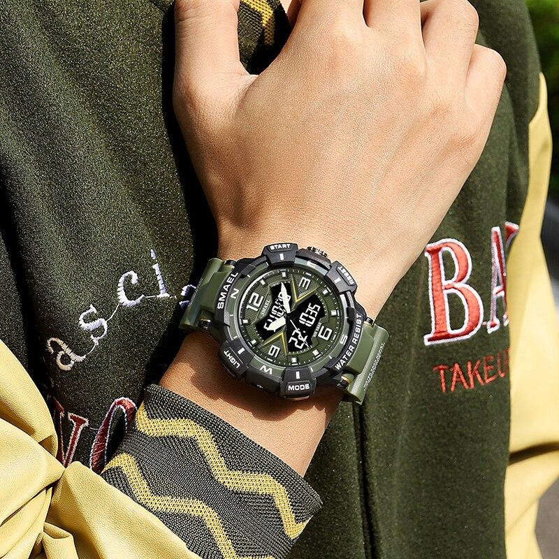 Acquista SMAEL Sport Watches per uomo orologio da polso militare