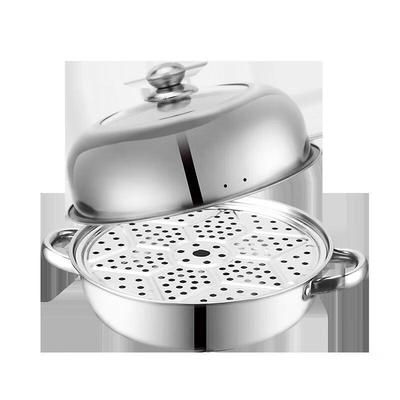 Adneny Odin 28cm 410 Stainless Steel Steamer & Soup Pot