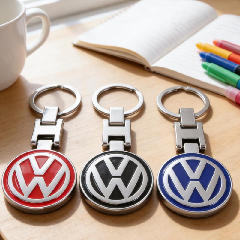 Car Keychain alloy Holder Pendant for Volkswagen Touran Passat Polo Golf Jetta Tiguan VW ID3 ID4 Beetle T-ROC MK6 7 8 Key Rings Wv5