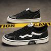 Spring breathable canvas shoes new high-top casual shoes men's lace-up soft-soled flat baseplate shoes