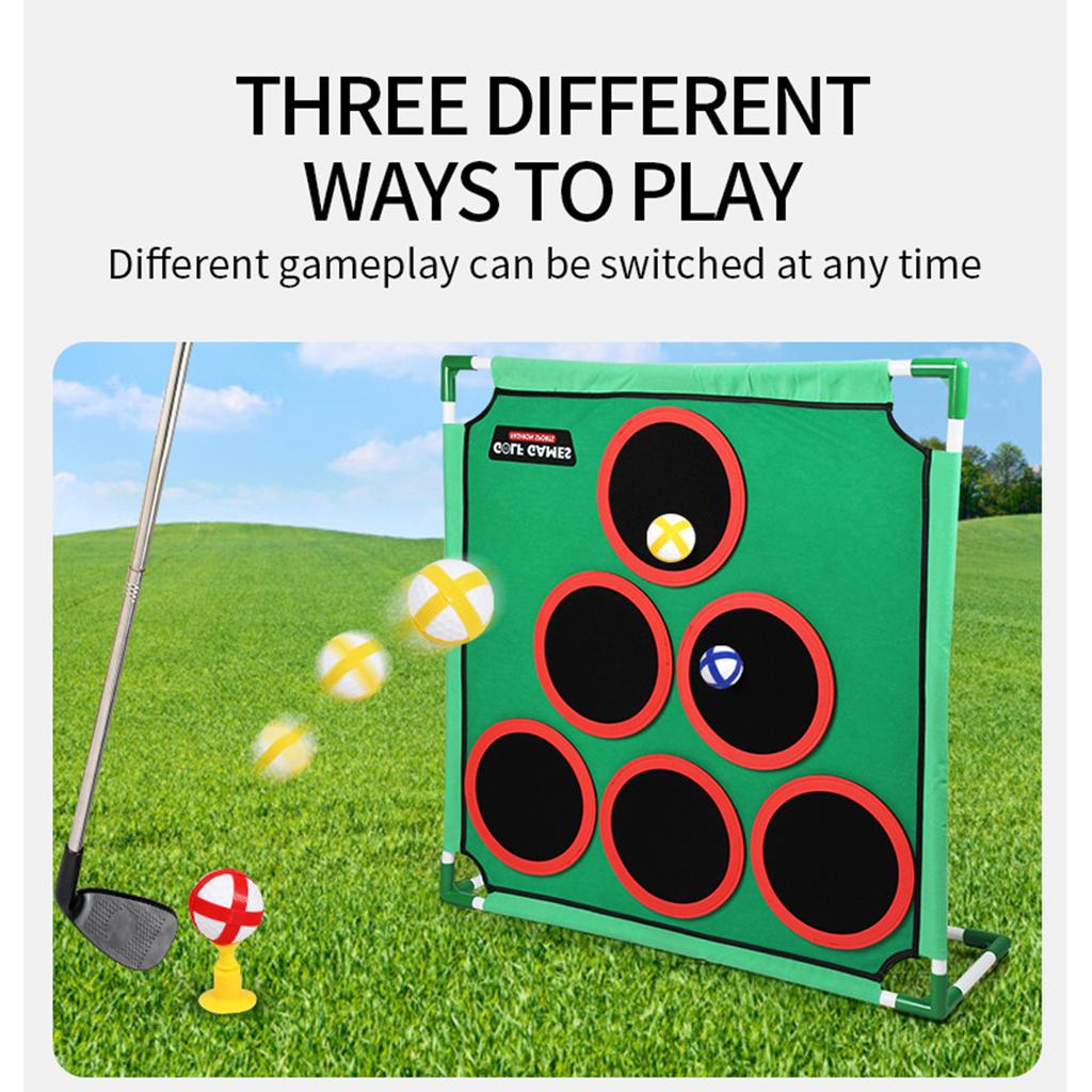 Golf Game Mat, Swing Practice Mat Toy, Golf Table Tennis Game Set