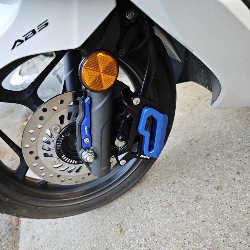 Chekis  Motorcycle Accessories Suitable for Honda Pcx125 Pcx160 Modified Disc Brake Pump Protective Cover Caliper Anti-