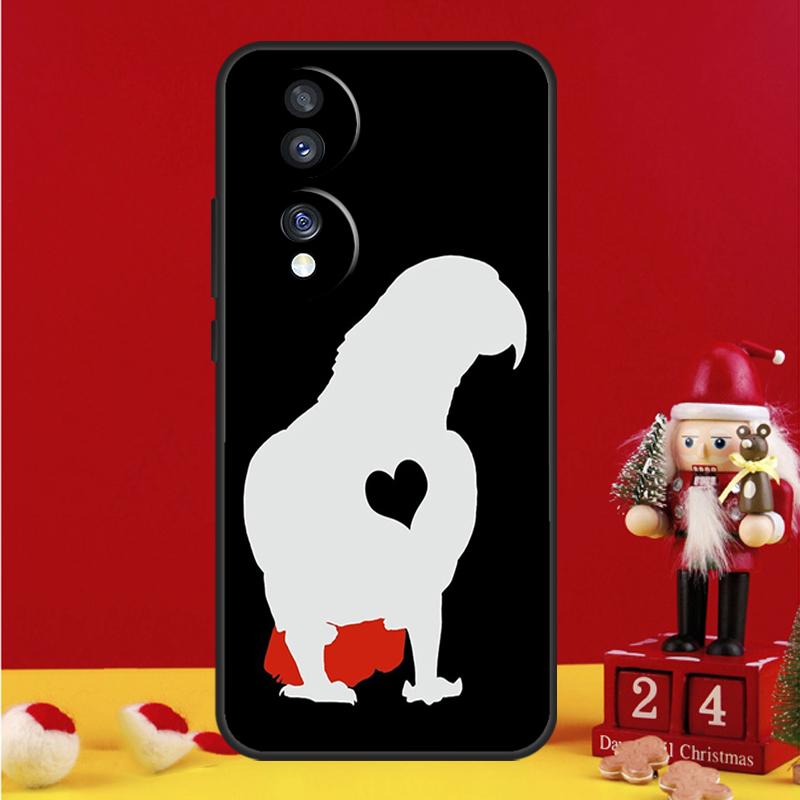 African Grey Parrot Case For Honor Magic 8 5 6 7 Pro Honor Win RT 50 70 90 200 400 Lite X8c X9b X9c X9a X9d Cover