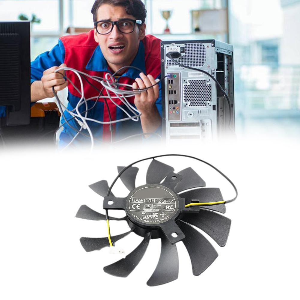 0.57AMP DC 12V HA9010H12F-Z 2Pin GTX1050 Ti Cooler Fan For MSI Geforce GTX 1050Ti 4G OC GTX 1050 2G Graphic Card Cooling Fan