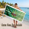 Rapid Wien FC Design Beach Towel Custom Text Large Towel for Beach Vacation