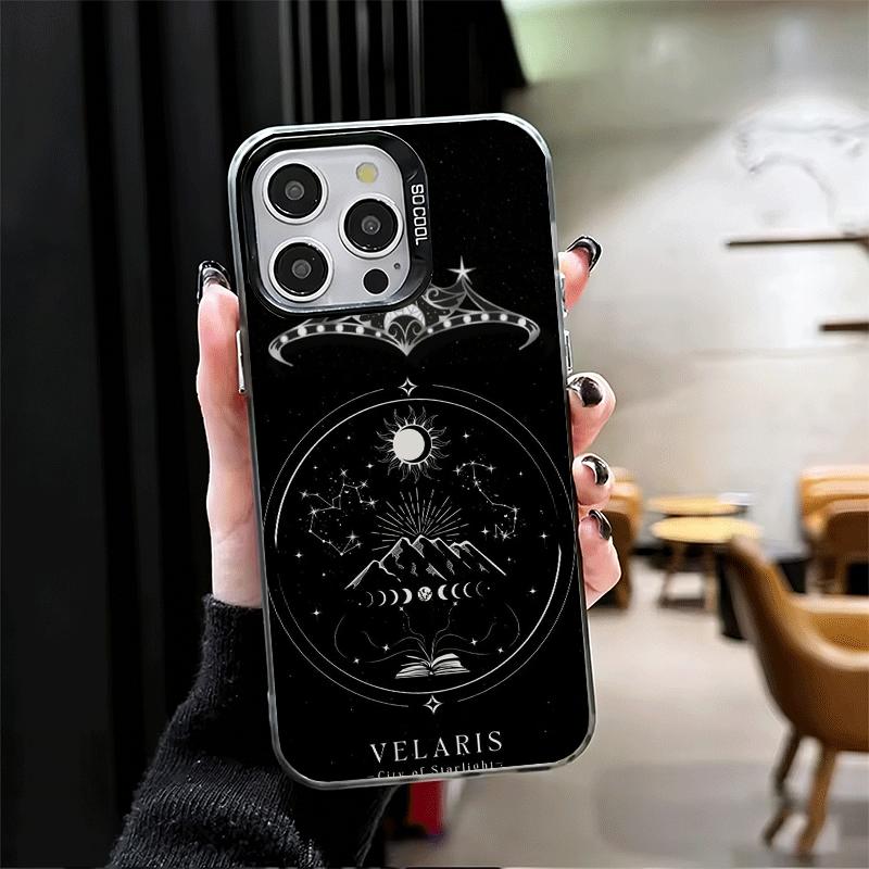 Etui Miękkie na Telefon A Court of Mist Fury VELARIS City do iPhone 15 16 17 Pro Max 17Air 16E 14 Plus 13 12 Mini Odporne na Wstrząsy Tylne Pokrowce