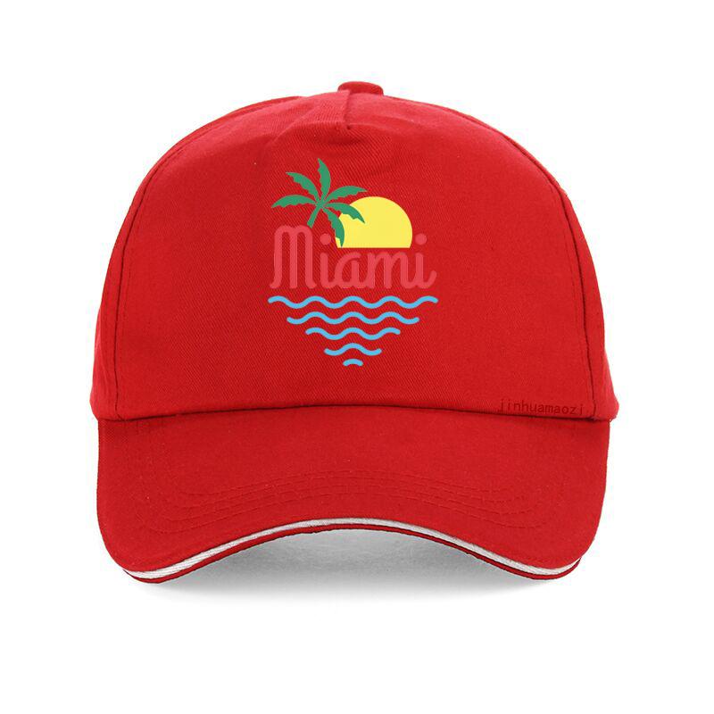 Miami Baseball Caps Christmas Hat Unisex Women Adjustable Dad Caps Streetwear Outdoor for Sun Hat