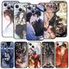 Comic Man Erha und sein weißer Katzenmeister Luxus-Handyhülle Für iPhone 15 13 14 12 11 Pro MAX XR X SE XS 7 8 Plus Weiche Schwarze Hülle