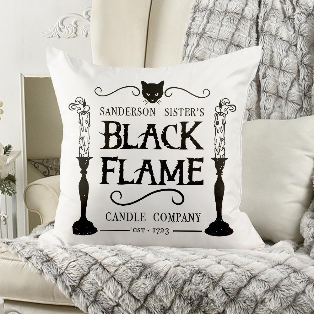 Halloween Day of The Dead Cushion Case, Pillowcase, Pumpkin Ghost Trick or Treat, Home Pillowcase