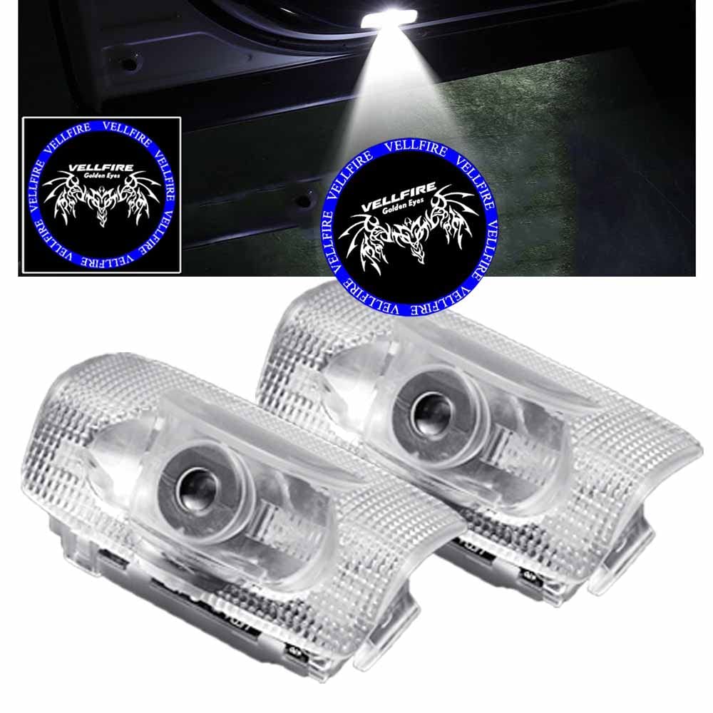 

Ltsplay LED Laser Logo Projector Door Lamps for Toyota Vellfire 30 Courtesy Door Welcome LED Logo Projection Adjustable Set of 2 for Toyota Vellfire G