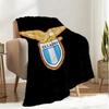 Lazio Football Crest Blanket Lightweight Ideal Bedding Blanket Perfect for Travel, Camping, Living Rooms, Offices, Sofas, Fan Christmas Gift