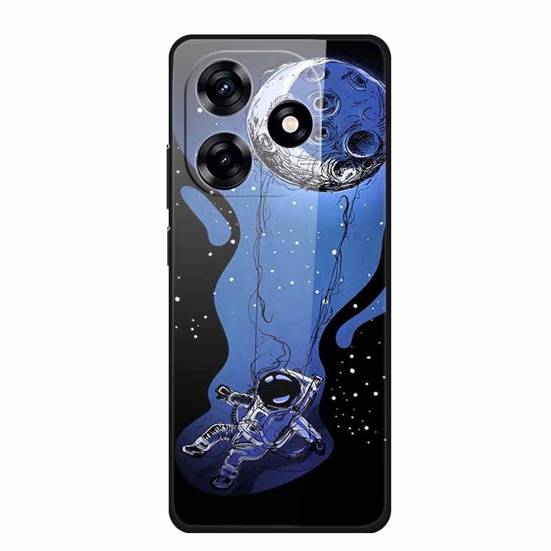 Glass Case For Honor X5c Plus Case Soft Bumper Hard Tempered Glass Back Cover For Honor X5c Plus Play 10A Phone Case X 5 C Plus