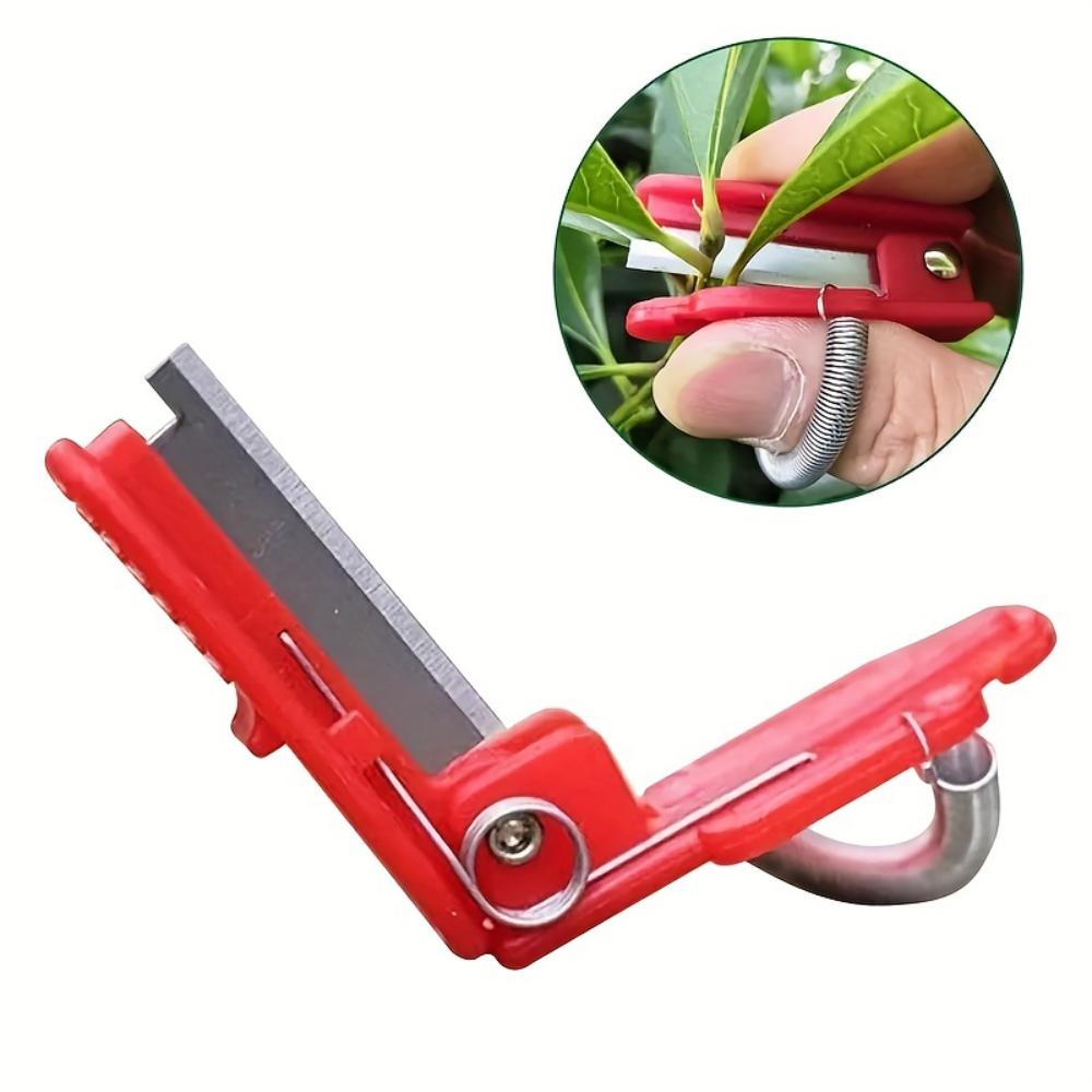 Multifunctional Thumb Knife, Picking Finger Knife, Gardening Small Decapitation Knife, Tea Picking Game Inspection Leaf Removal Thumb Knife