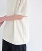 Musinsa Standard Vertical Crochet Slit Neck Polo Shirt [Ivory]