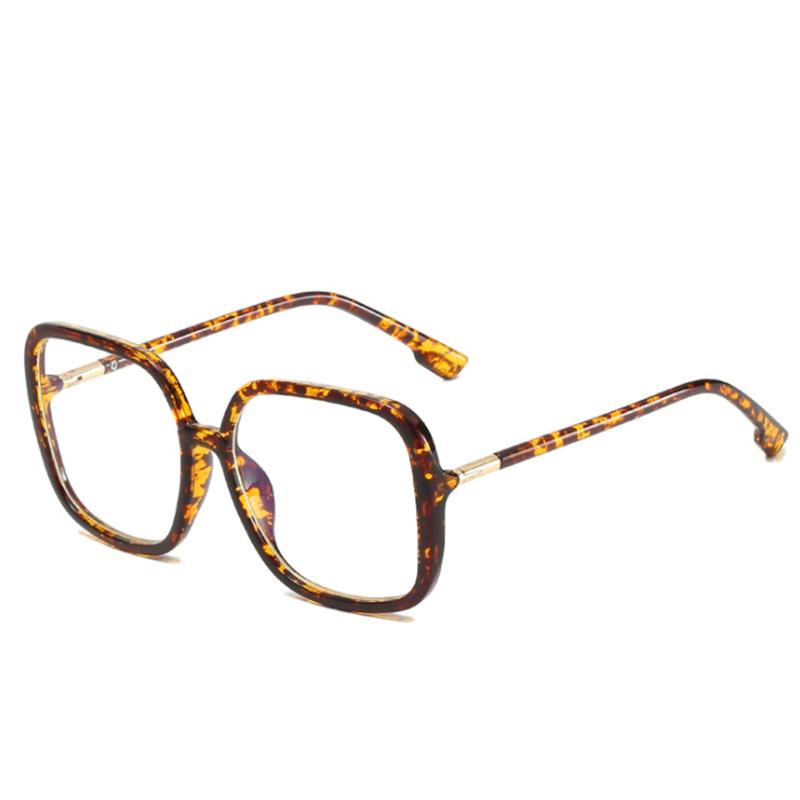 Oversized Square Glasses Frame Men Women Eyewear Big Glasses Optical Myopia Spectacle with Diopters Minus -1.0 -1.5 -2.5 To -5.0