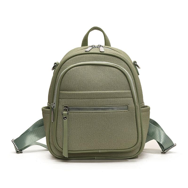 

Модный универсальный студенческий школьный рюкзак многоцелевая сумка-мессенджер 2025 новый дорожный маленький рюкзак рюкзак женский зелёный