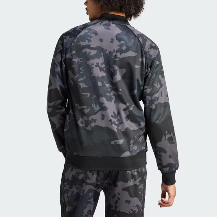 Adidas Originals Camo Sstr Track Top Men Jacket Black IS0252