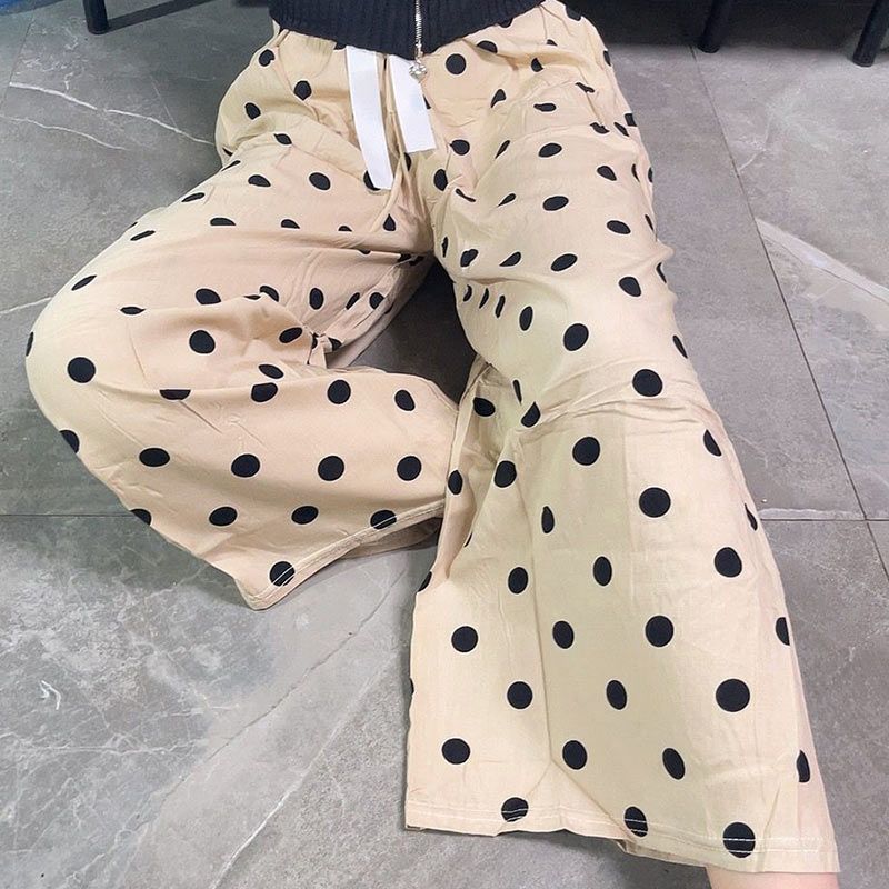 Spring Summer Women's Cotton Rayon Ankle-Length Lounge Pants - Soft Homewear for Outdoor Wear - Plus Size