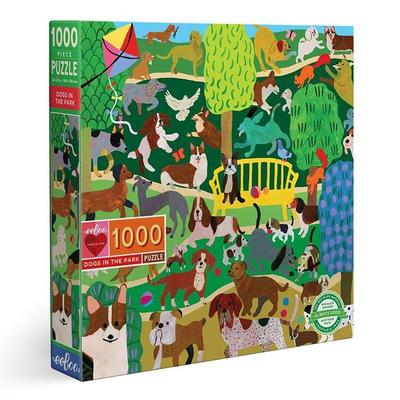 Ibu Dog Park Jigsaw Puzzle, Mixed Colors, 1000 Pieces Jigsaw Puzzle, Childrens Games, Educational Toys