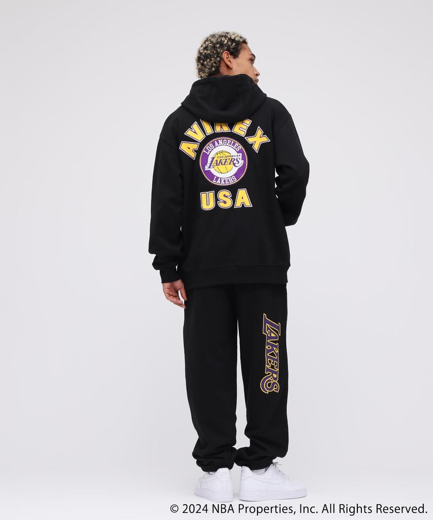 AVIREX NBA Size Hoodie, Men's, M, 080, Purple, 783-5131003