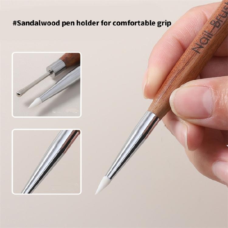 Multifunctional Nail Art Pen Double Headed Designs Rhinestones Picking Tool Manicure for Gel Polish and Small Detail