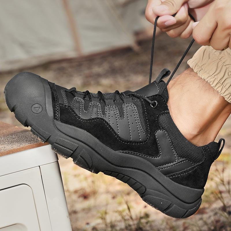 Men's Plus Size Tactical Hiking Boots - Outdoor & Trail Running Shoes for Autumn/Winter