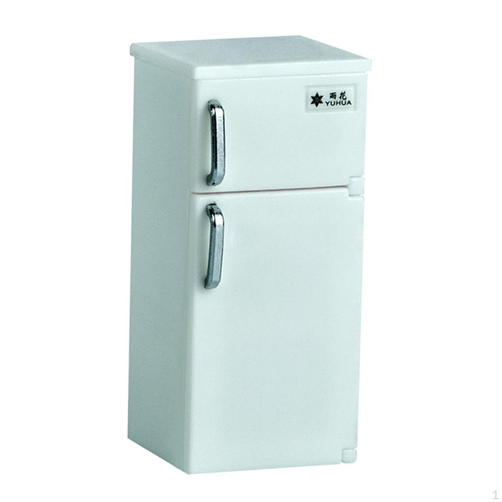 1:12 Dollhouse Furniture Fridge Doll House Accessories Life Scene DIY Pretend Play Toy for Kids 3+