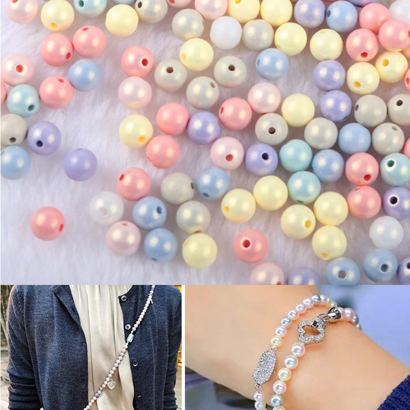 NBEADS 40-50 Perline Malocchio Blu Smaltate - Piatte E Tonde 10mm, Foro 1.2mm, Per Bracciali Fai Da Te, Collane, Gioielli Portafortuna