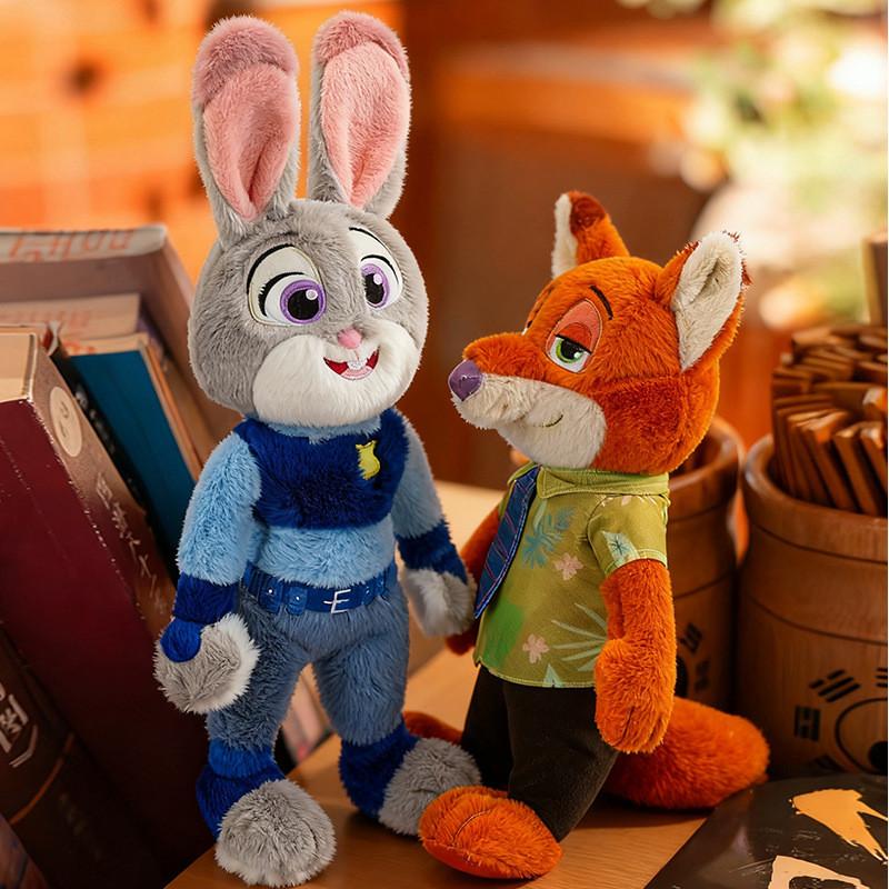 Zootopia Nick And Judy Plush Toys With Pp Cotton Fill For Kids And Collectors