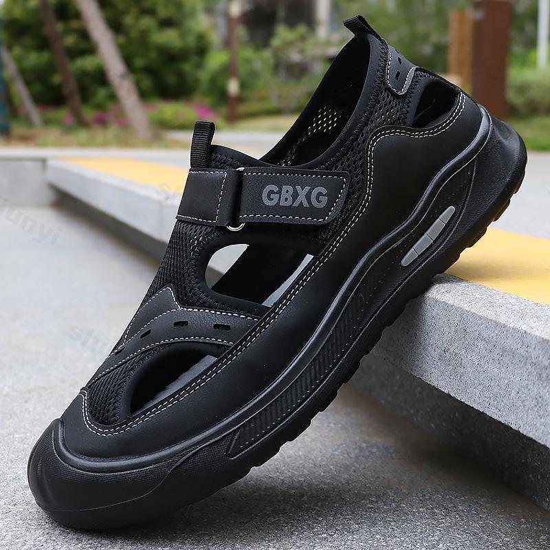 Fashion Men's Breathable Sandals Summer Low Top Hollow Out Casual Sandals Comfortable Non Slip Fashionable Platform Casual Sports Shoes