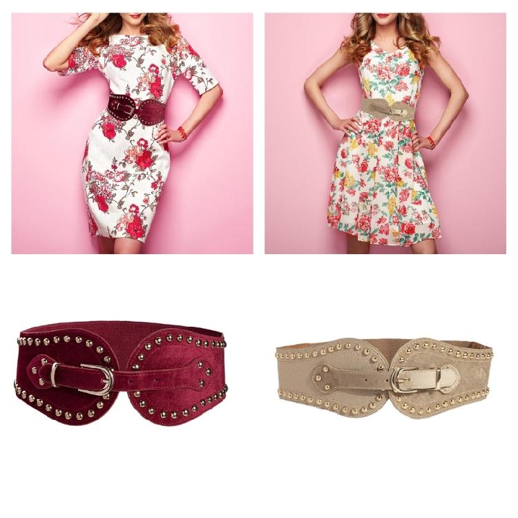 Waist Belt Chain Punk Studded for Casual Costume Belt for Jeans Dress