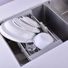 Multipurpose Dish Drying Rack Stainless Steel Sink Cleaning Basket Dish Washing Shelf  Fruits