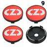 1 Set/4 Stück 58MM/60MM/63MM/65MM Kappe Für Felgen OZ Logo Radnabendeckel Sportwagen Radabdeckung Radkappen