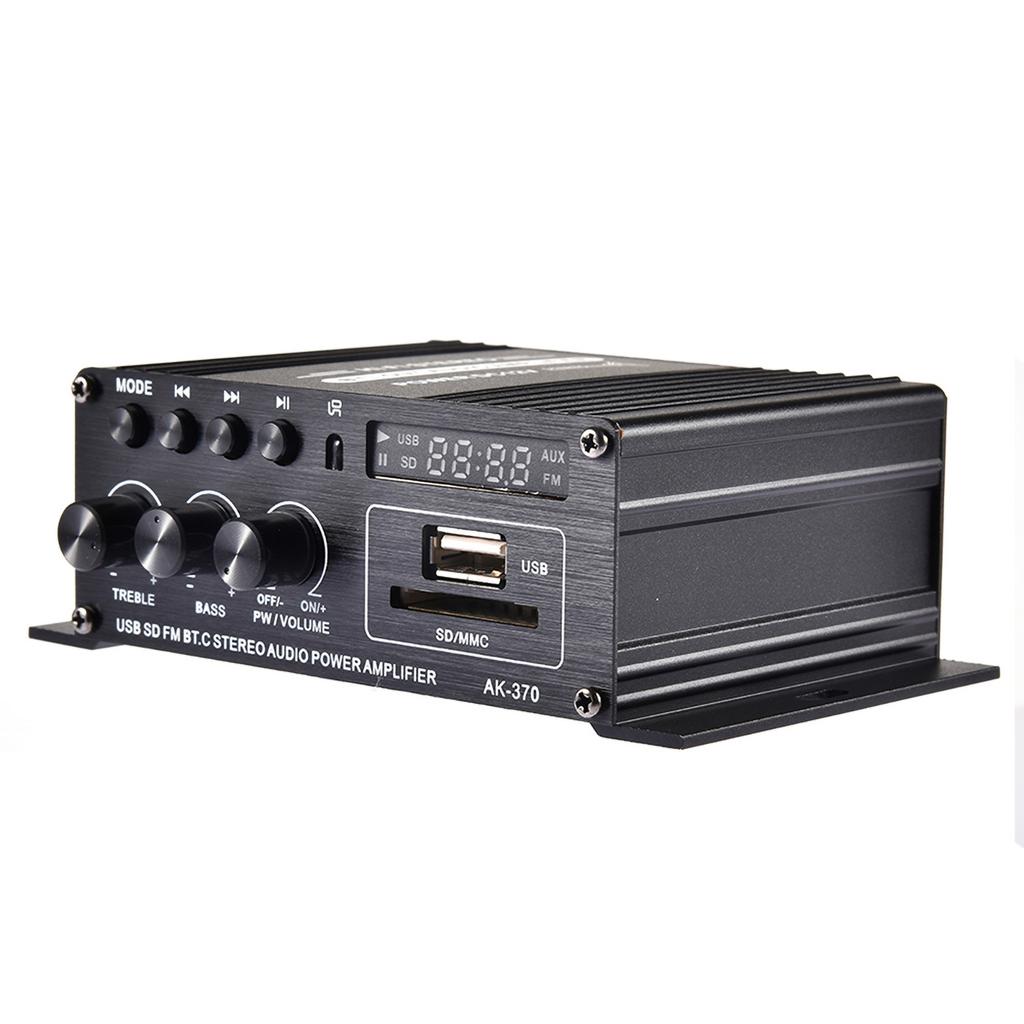 DC12V Amplifier HiFi Car Stereo Music Receiver FM MP3 Power Amplifier