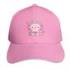 Cute Axolotl Playing Video Games Gamer Funny Baseball Cap New In The Hat Rave Luxury Cap Custom Hat Womens Beach Visor Unisexs
